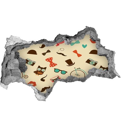 Decorazione da parete buco nel muro Fantasie e accessori alla moda