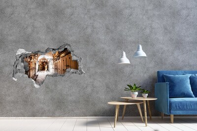 Adesivo con vista dietro il muro Il fascino del vecchio bazar