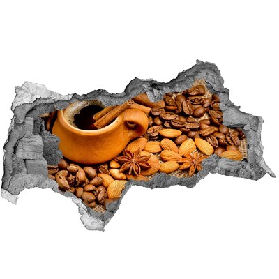 Decorazione da parete buco nel muro Una scorpacciata di caffè in un localino nascosto.