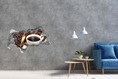 Decorazione da parete buco nel muro Caffè nel cuore della natura