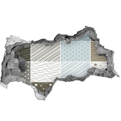 Sticker effetto rottura muro Motivi sul muro