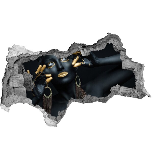 Sticker effetto rottura muro Il segreto d'oro delle Dolomiti