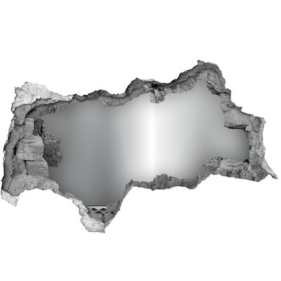 Sticker effetto rottura muro Parete con specchio rotto