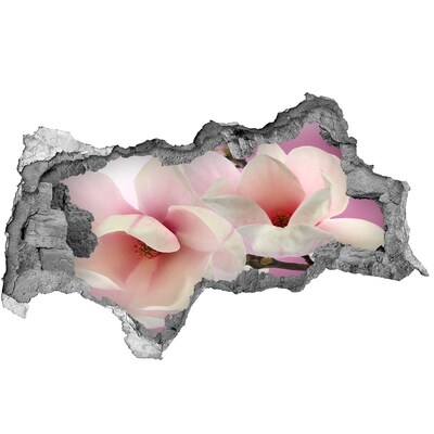 Decorazione da parete buco nel muro Un sogno floreale dietro il muro