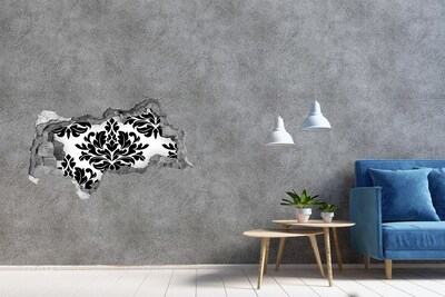 Sticker effetto rottura muro Motivo in stile barocco