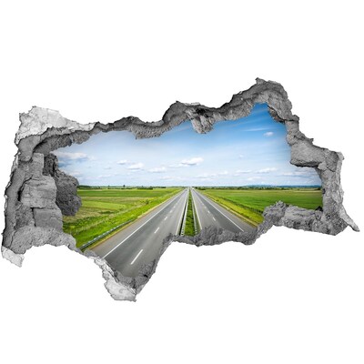 Decorazione da parete buco nel muro Un sentiero immerso nel verde