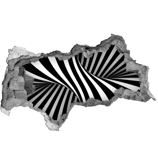 Sticker effetto rottura muro Illusione ottica nel muro
