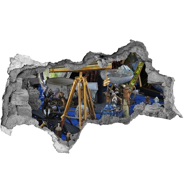 Decorazione da parete buco nel muro Antiquariato in un negozio misterioso