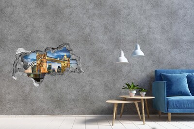 Decorazione da parete buco nel muro Tower Bridge a Londra