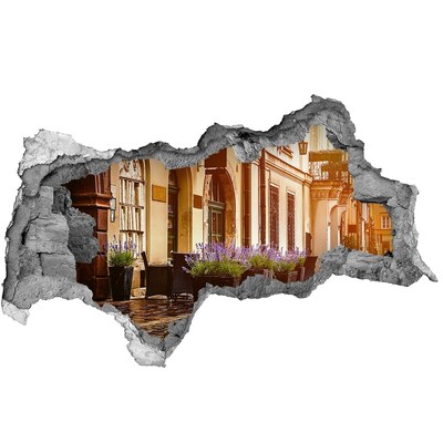 Decorazione da parete buco nel muro Un angolo incantevole con la lavanda