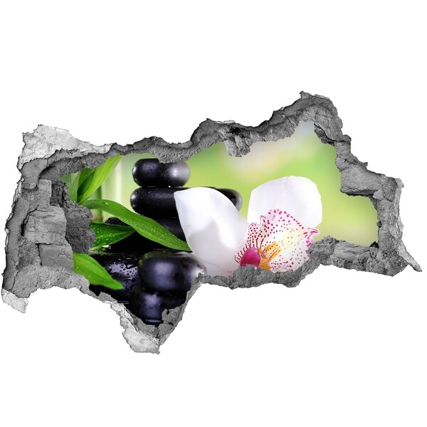 Adesivo con vista dietro il muro Rilassati alla spa