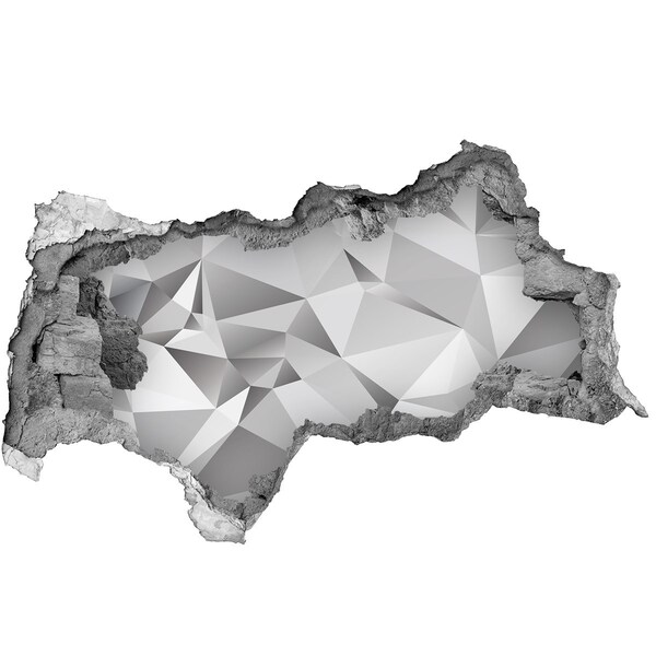 Sticker effetto rottura muro Tesoro di diamanti scintillanti