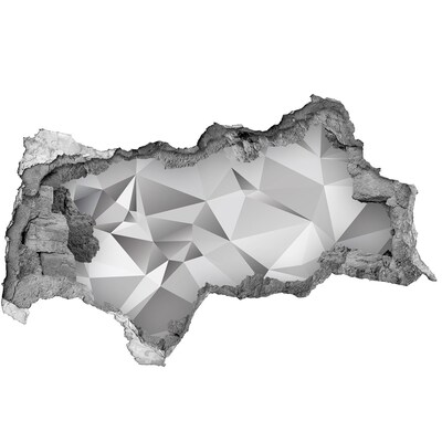 Sticker effetto rottura muro Tesoro di diamanti scintillanti