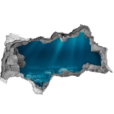 Decorazione da parete buco nel muro Il mondo sottomarino dei coralli