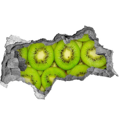 Decorazione da parete buco nel muro Pezzi di kiwi nel muro