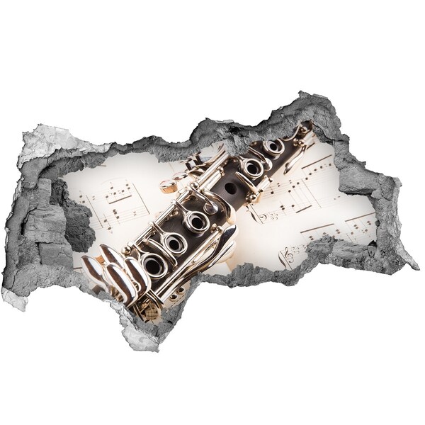 Decorazione da parete buco nel muro Buco musicale nel muro