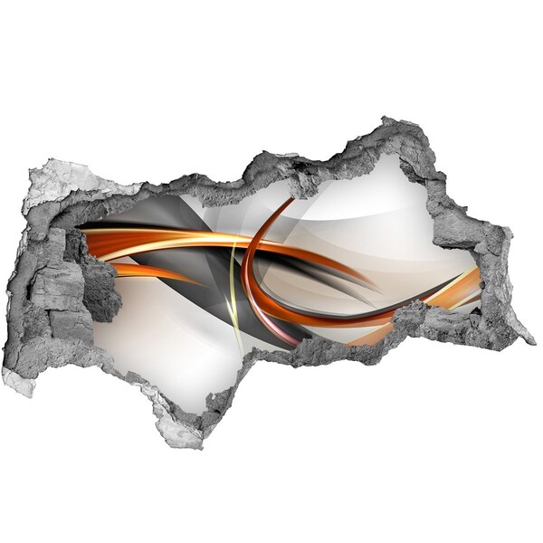 Decorazione da parete buco nel muro Perdita di colore astratta