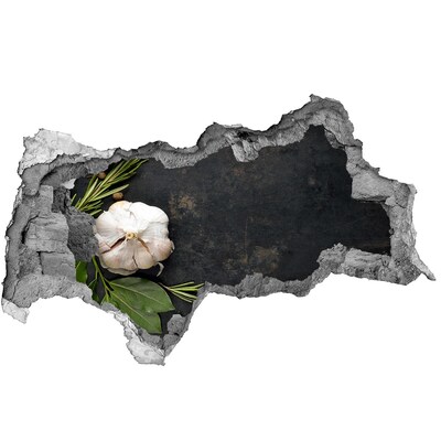 Adesivo con vista dietro il muro Aromi di cucina