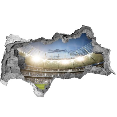 Sticker effetto rottura muro Lo stadio in azione