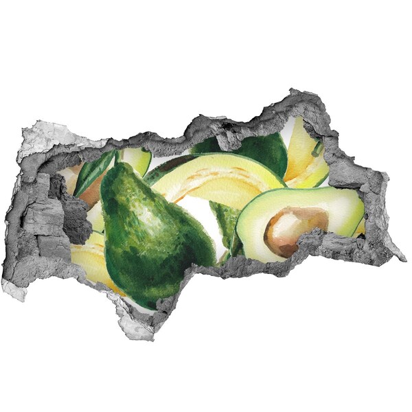 Adesivo con vista dietro il muro Un paradiso di frutta dietro le mura