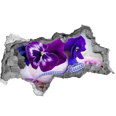 Decorazione da parete buco nel muro Decorazione floreale a forma di cuore