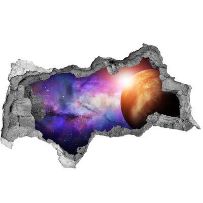 Decorazione da parete buco nel muro Avventura spaziale