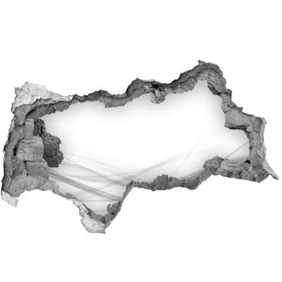 Decorazione da parete buco nel muro Un muro in rovina che si affaccia sullo spazio