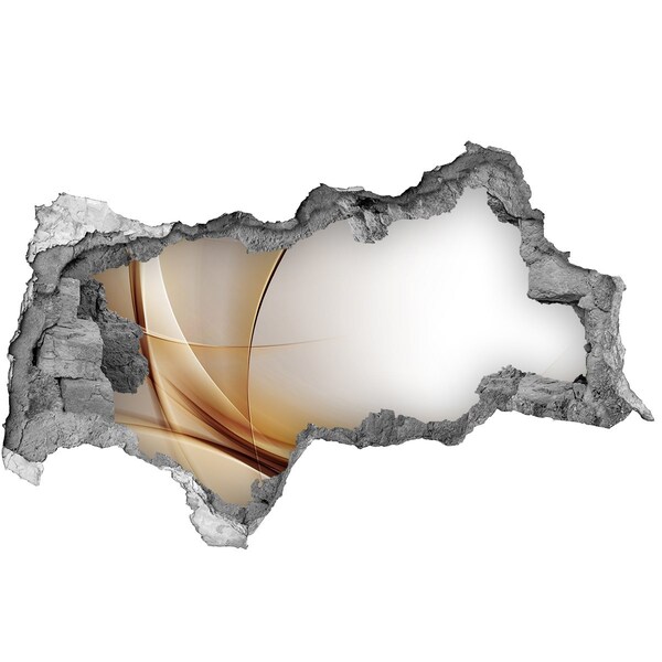 Sticker effetto rottura muro Spazio astratto dietro il muro