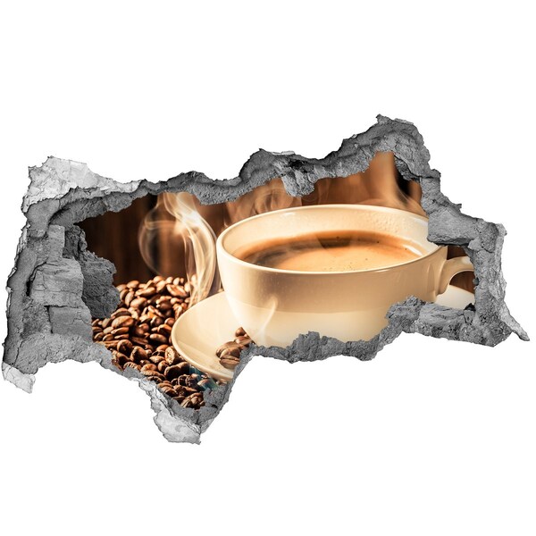 Decorazione da parete buco nel muro Caffè in una buca di pietra