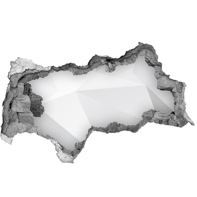 Decorazione da parete buco nel muro Muro spezzato con riflesso di luce