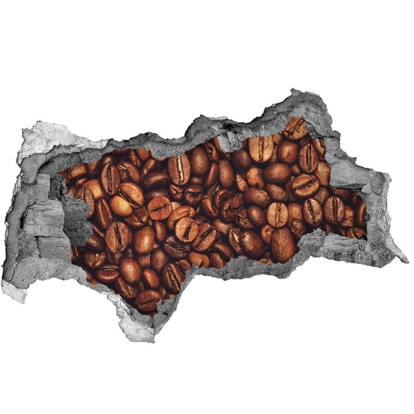 Decorazione da parete buco nel muro Caffè nel cemento