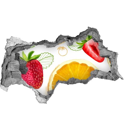 Decorazione da parete buco nel muro Paradiso fruttato nascosto nel muro