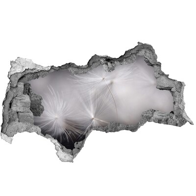 Decorazione da parete buco nel muro Denti di leone in cemento