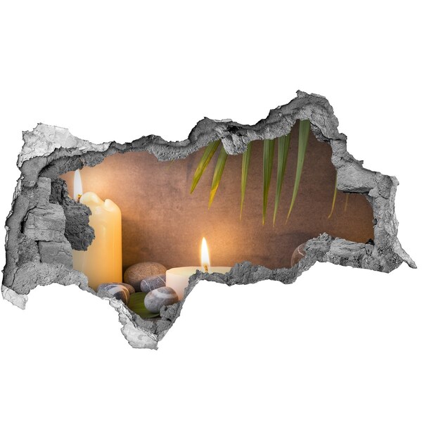 Adesivo con vista dietro il muro Angolo relax spa