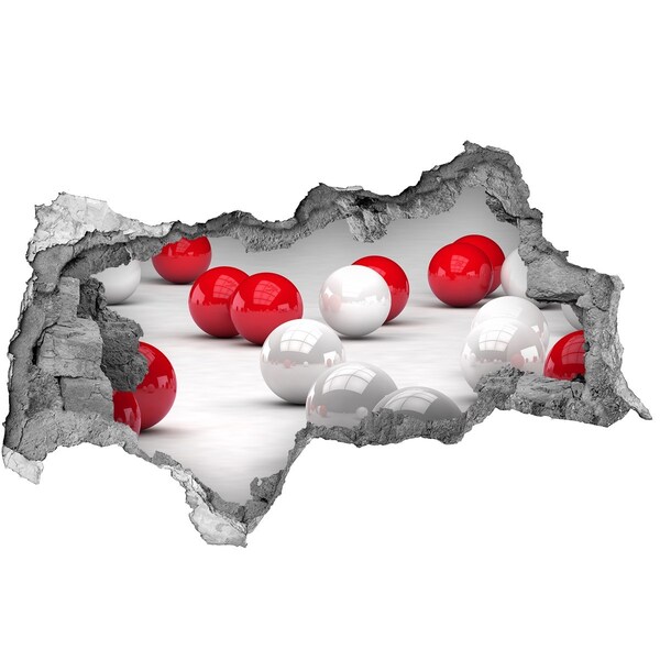 Decorazione da parete buco nel muro Un muro distrutto dai proiettili