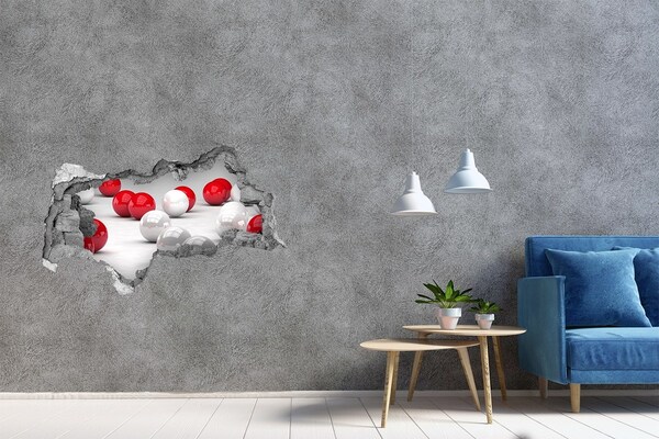 Decorazione da parete buco nel muro Un muro distrutto dai proiettili