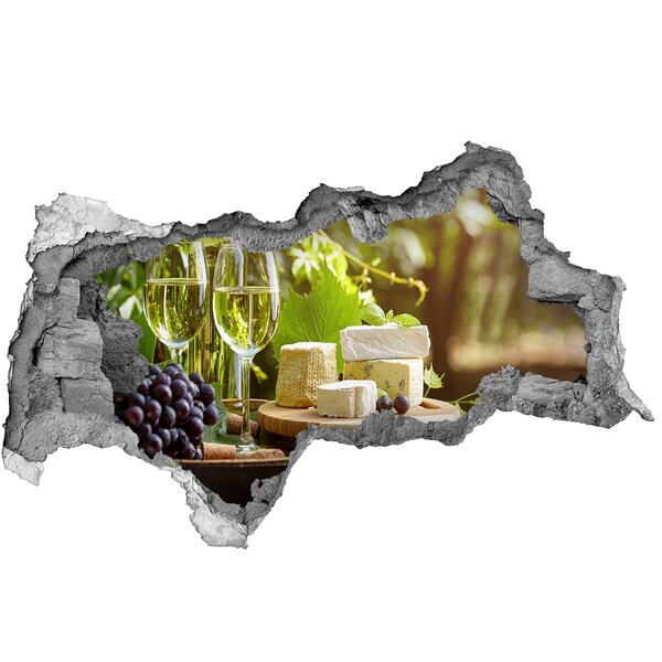 Decorazione da parete buco nel muro Piaceri del formaggio al sole