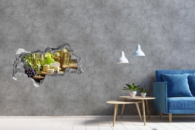 Decorazione da parete buco nel muro Piaceri del formaggio al sole