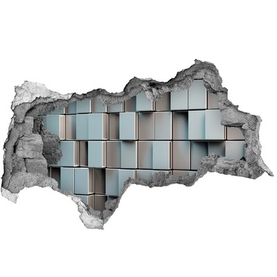 Decorazione da parete buco nel muro Muro di mattoni moderno