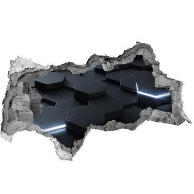 Adesivo con vista dietro il muro Spazio moderno dietro le pareti