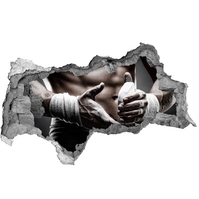 Decorazione da parete buco nel muro Campione di arti marziali