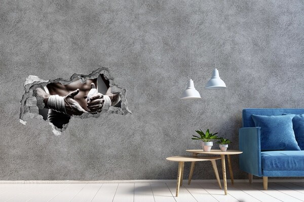 Decorazione da parete buco nel muro Campione di arti marziali