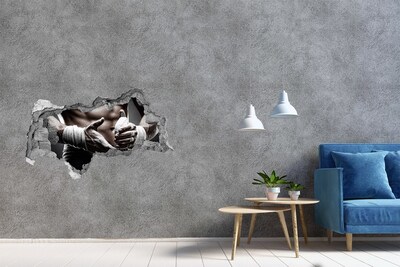 Decorazione da parete buco nel muro Campione di arti marziali