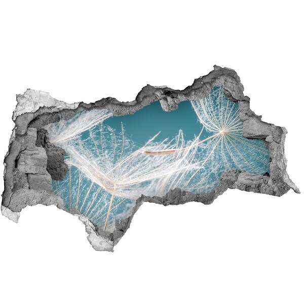 Sticker effetto rottura muro Sogni di fiori dietro il muro