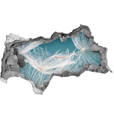 Sticker effetto rottura muro Sogni di fiori dietro il muro