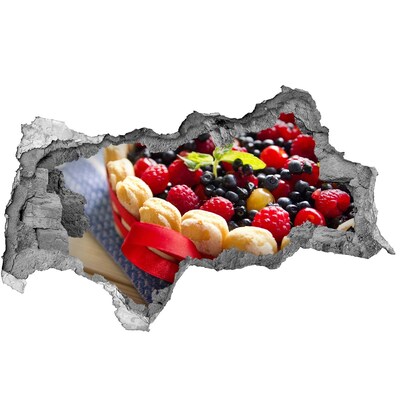 Decorazione da parete buco nel muro Torta di frutta con buco nel muro