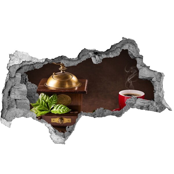 Adesivo con vista dietro il muro Un'oasi di caffè nel cuore della casa