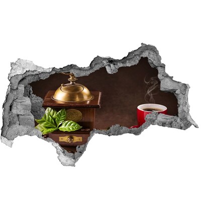 Adesivo con vista dietro il muro Un'oasi di caffè nel cuore della casa