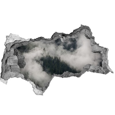 Decorazione da parete buco nel muro Valle verde tra le nuvole