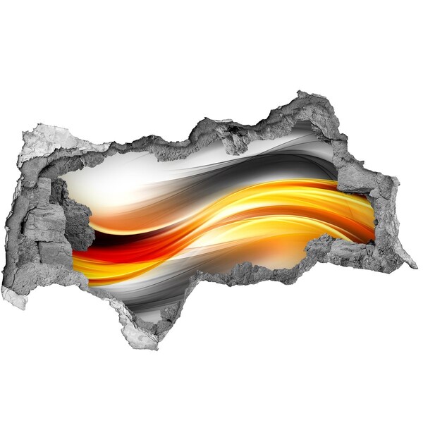 Sticker effetto rottura muro Una svolta nell'uso dei colori nel calcestruzzo